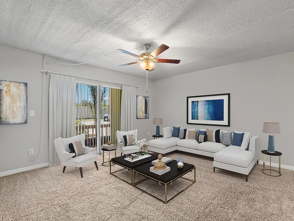 Large Living Room with Patio Access
