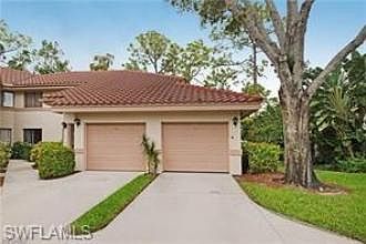 One car attached garage.