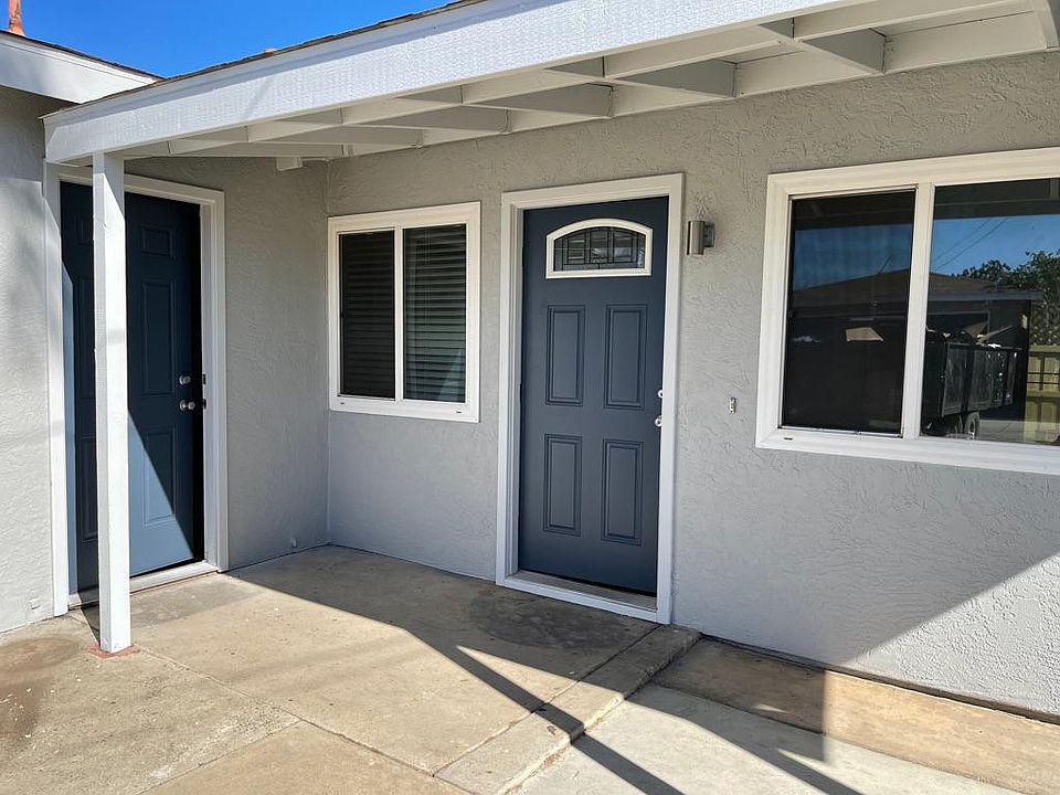 Front door and side garage door