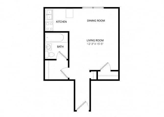 Floor plan Studio