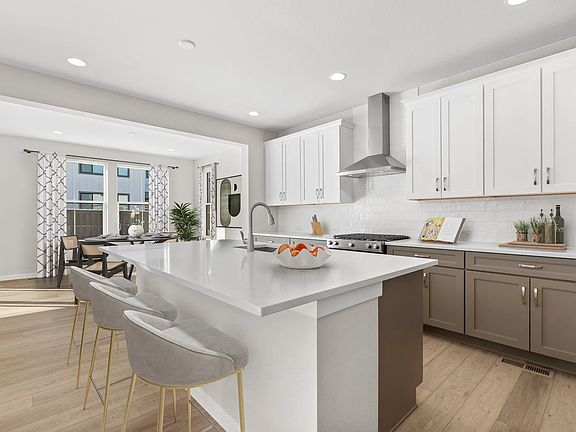Homesite 110 Kitchen Dining - Virtually Staged