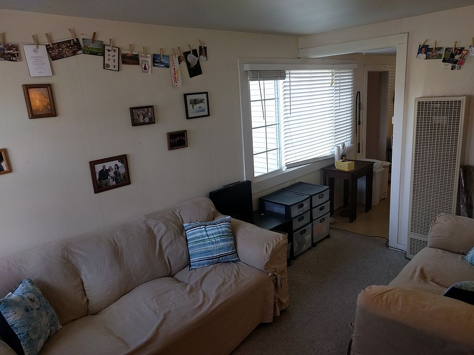 living room, note the large window