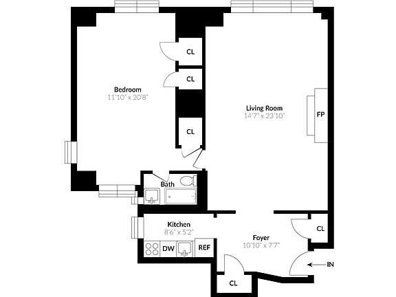 2nd image of 1 University Pl APT 6K