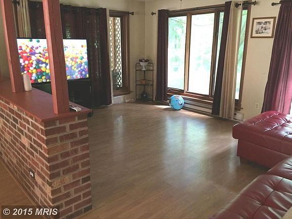 Family room with view of beautiful property