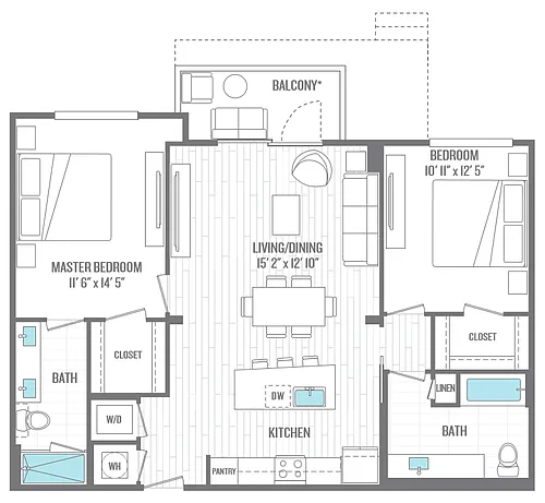 Floor plan B2