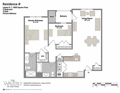 Floor plan Layout K