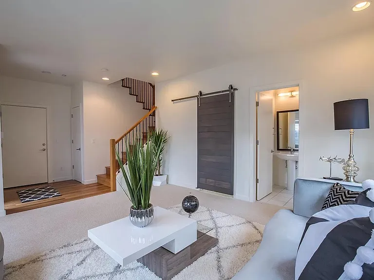 First Level: Front Entrance, Bonus Room/Office, Access from Garage, Laundry Room, Half Bath