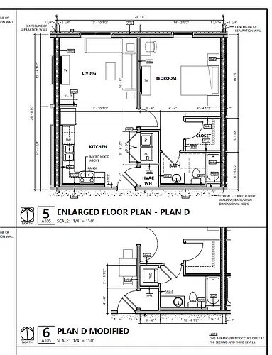 Floor plan 1 Bed 1 Bath