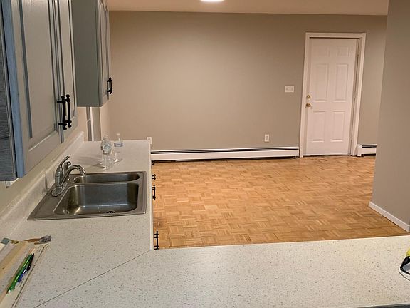 View from kitchen to family room