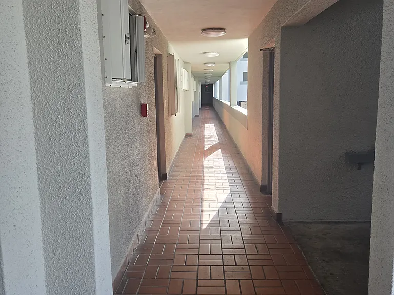 exterior hallway