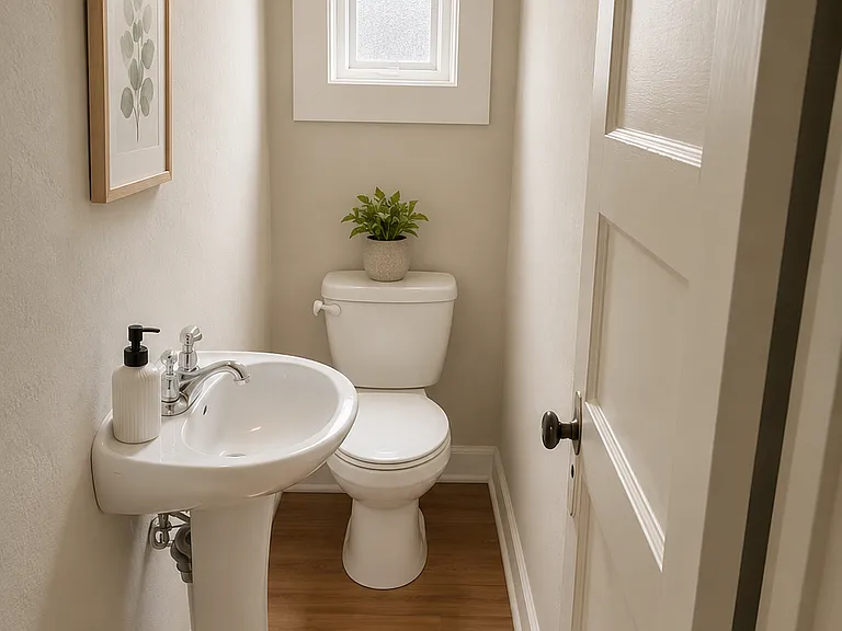 DOWNSTAIRS 1/2 BATH (POWER ROOM)