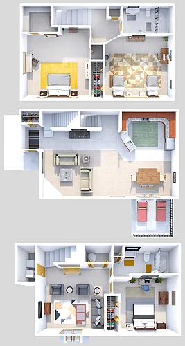 Floor plan Cascade Townhome