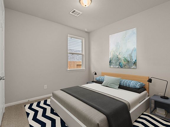 Third bedroom. Note Sample product photo - actual exterior and interior selections may vary by home