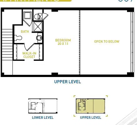Floor plan HICKORY STREET LOFT-RENOVATED