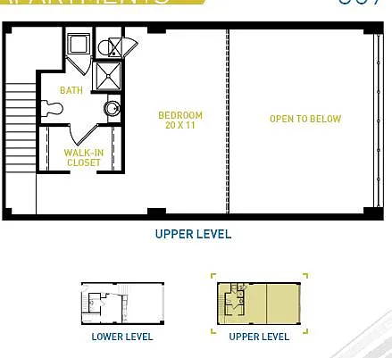 Floor plan HICKORY STREET LOFT-RENOVATED