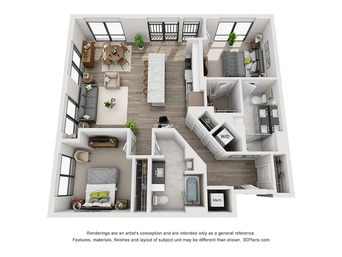 Floor plan 2B