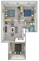 Rented by B & L Management