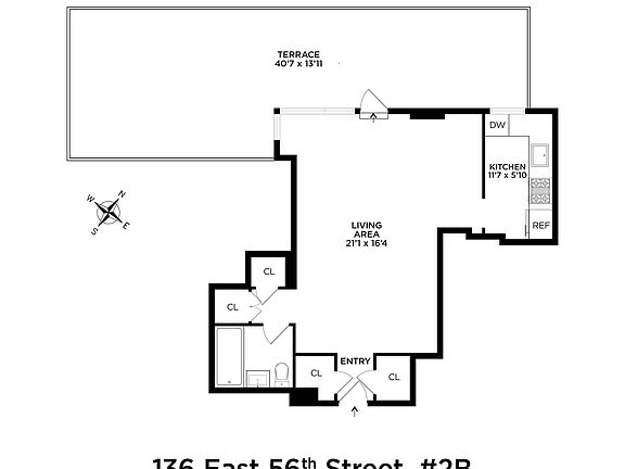 2nd image of 136 E 56th St APT 2B