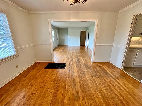 Dining room looking into family room