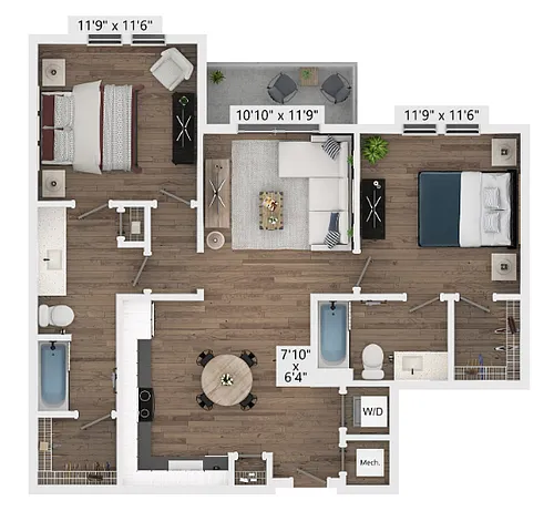 Floor plan Lavender