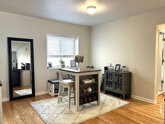 Dining room (decorated)
Or Home Office space - view from living room.