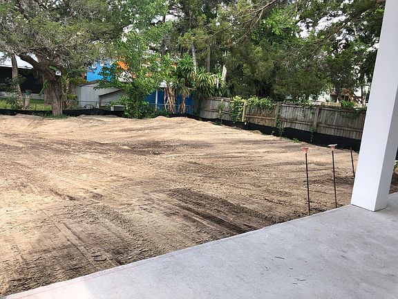 Huge back yard