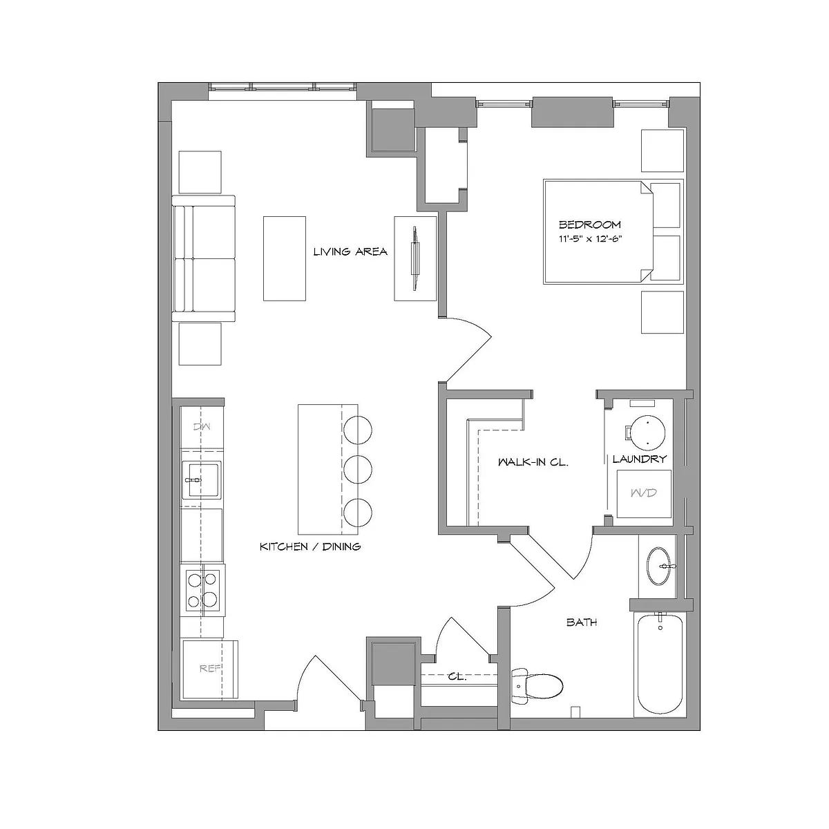 Floor plan 1BR10