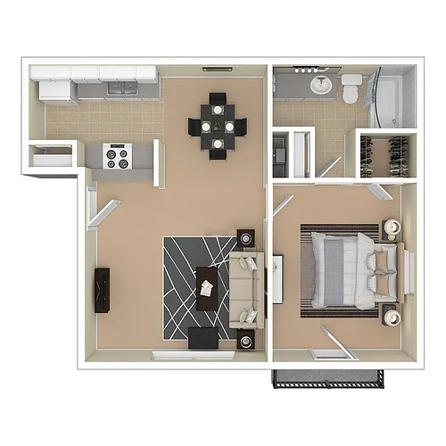 Floor plan 1B