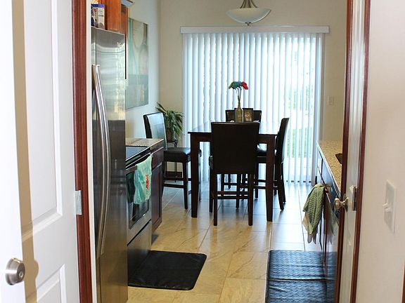 View once entering through garage