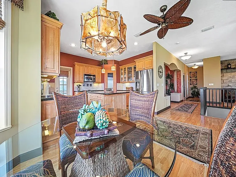 Breakfast nook and kitchen