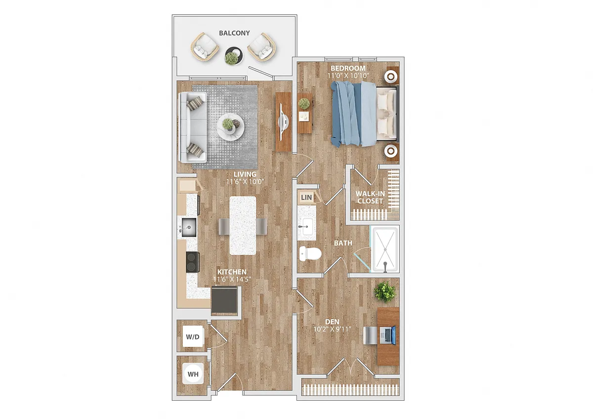 Floor plan A13D