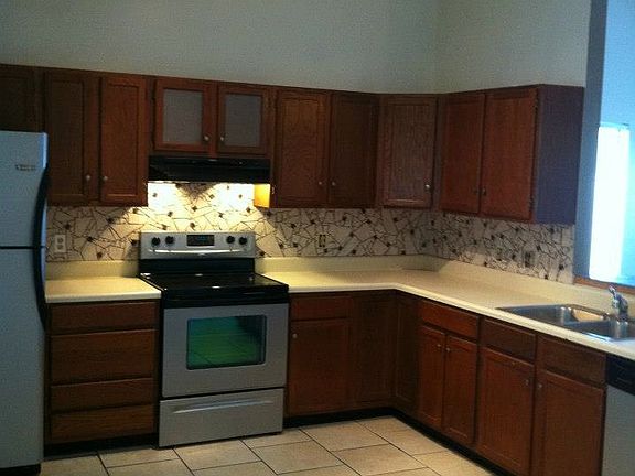 kitchen has been remodeled
