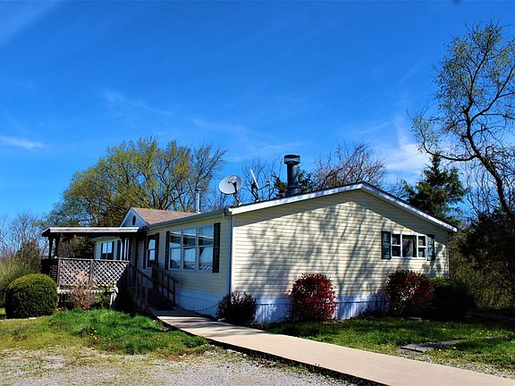 Beautiful bluebird skies above the homestead