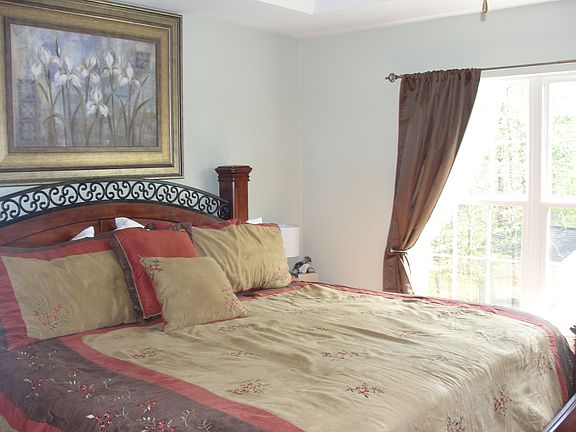 Master bedroom with walk-in closet