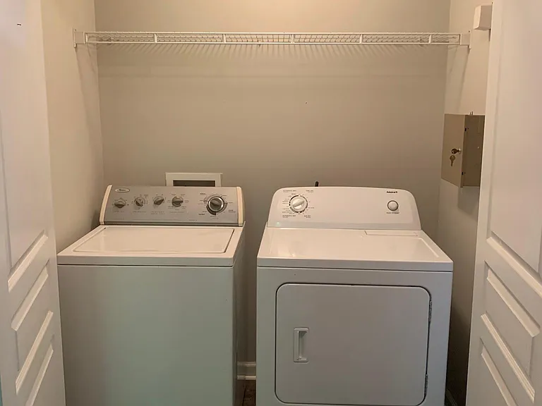 Washer and dryer in unit