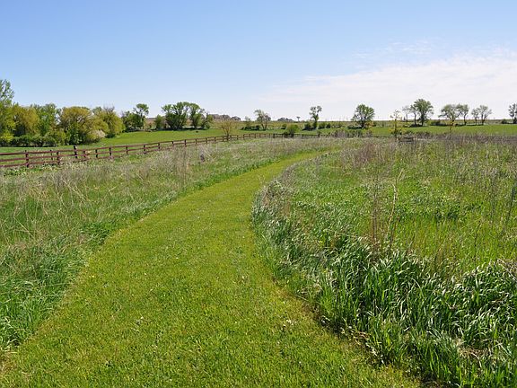 walking path through prairie