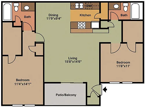 Floor plan B2