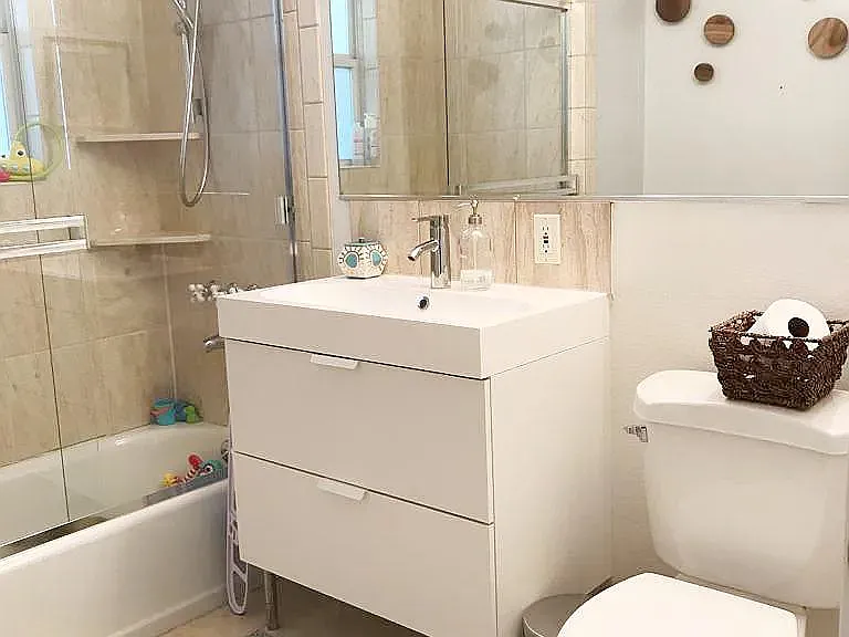 Hallway bathroom