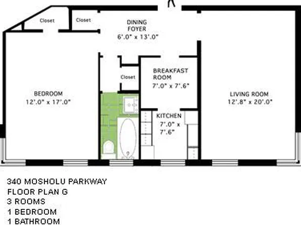 340 E Mosholu Parkway S #1-G, Bronx, NY 10458