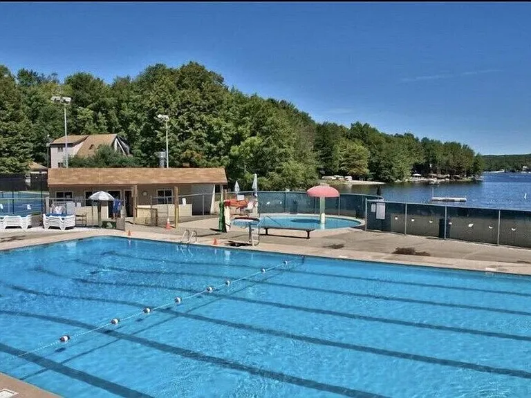pool with lake