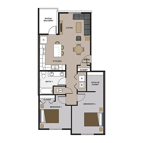 Floor plan The Big Bluestem