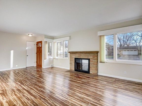 Family room with gas fireplace