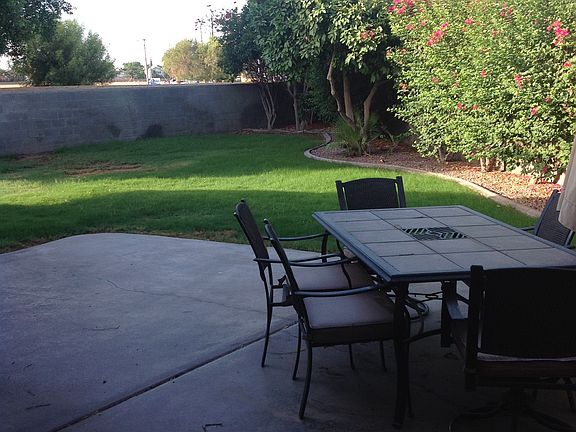 Back yard & patio