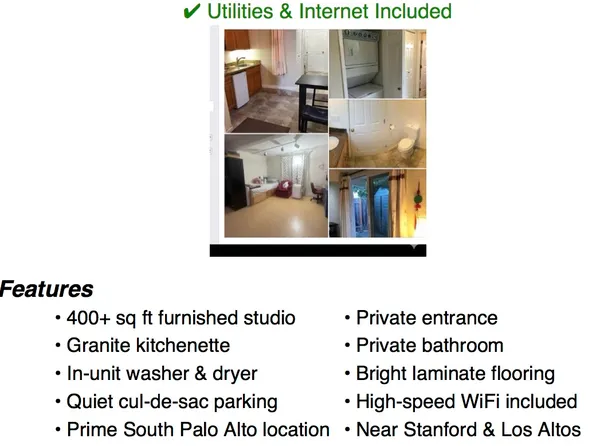 (undisclosed Address), Palo Alto, CA 94306