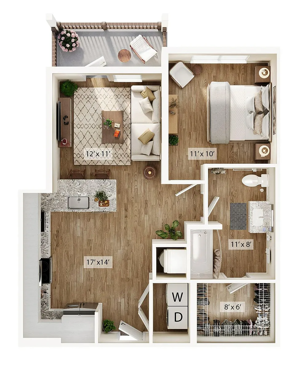 Floor plan A8