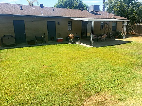private walled in backyard