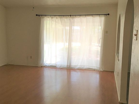 Vaulted ceiling in living room