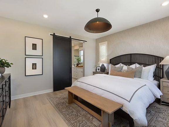 Plan 1 Model Primary Bedroom