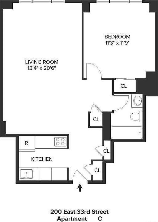 1st image of 200 E 33rd St APT 3C