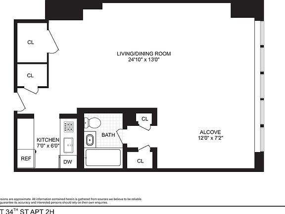 2nd image of 155 E 34th St APT 2H